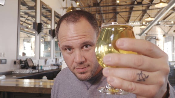 People Having Fun and Drinking Beer